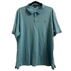 Polo Ralph Lauren Men’s Short Sleeve Classic Fit Polo Shirt Pony Blue Large